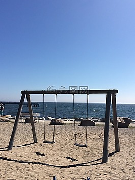 擺動,海,和諧