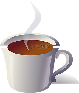 咖啡,杯,喝