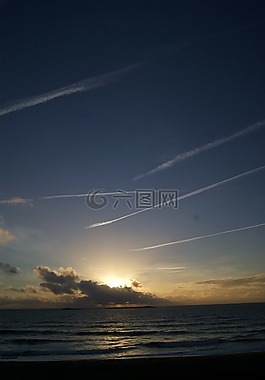 布列塔尼,地平線,海