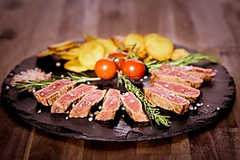 肉,吃,食品