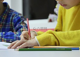 鉛筆,男孩,嬰兒