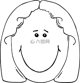 女子,微笑,快樂