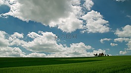 云,土地,天空