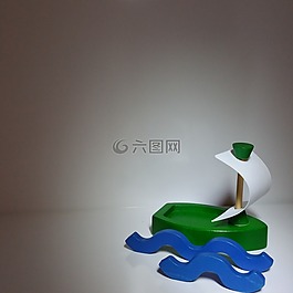 玩具,帆船,帆