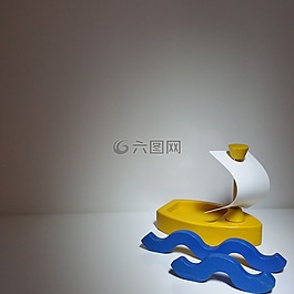 玩具,帆船,帆