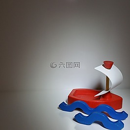 玩具,帆船,帆