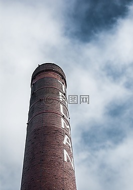 藍(lán)色,天空,燈塔