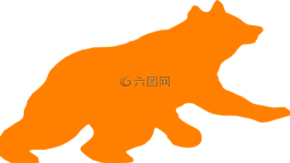 熊,跨越式,運行