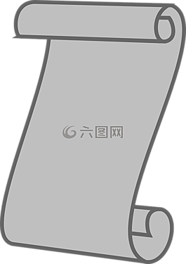 滾動,紙,羊皮紙