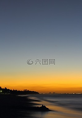 日落,古巴,太陽