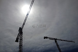 起重機(jī),太陽(yáng),蕨