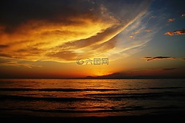 云,顏色,天空