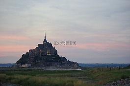 圣 michel,諾曼底,修道院