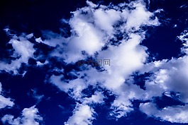 云,天空,藍色