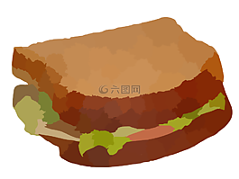 三明治,食品,餐