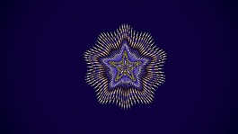 分形,明星,曼陀羅