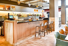 餐廳,放松,夏季