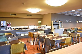 餐廳,放松,夏季