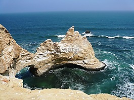 海,巖石,視圖