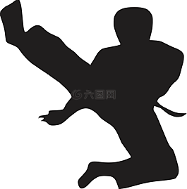 空手道,踢,運動