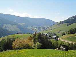 已,意大利,山