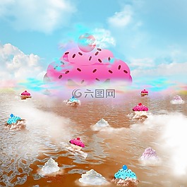 蛋糕,甜,美味