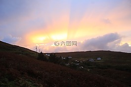 陽光,太陽,景觀