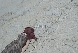 人,女子,路