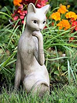 貓,數(shù)字,裝飾