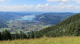 滑翔傘,tegernsee,愿景
