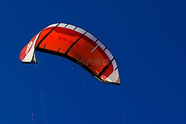 蓝色,天空,风筝