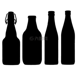 瓶,喝,側(cè)影