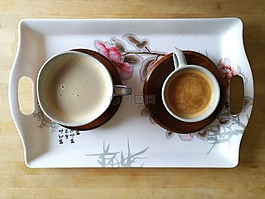 咖啡,杯子,紙盒
