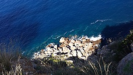 景觀,海,太陽