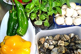 蔬菜,蘑菇,vongole