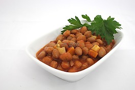 菜豆,燉,裝飾物