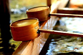 木材,水,勺子
