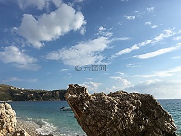 海灘,阿爾巴尼亞,海