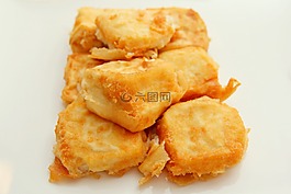 食品,油煎,豆腐