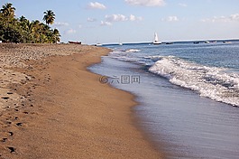 海灘,海,海洋