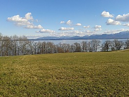 水,基姆湖,秋季