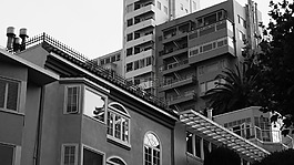 建筑物,b w,加利福尼亞州