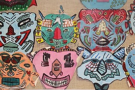 面具,工藝品,男子
