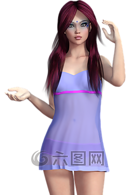 婦女,年輕,性感的