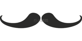 小胡子,繪圖,男子