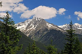 南蒂羅爾,ahrntal 谷,山