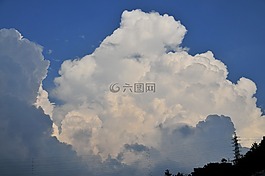 夏季,云,天空