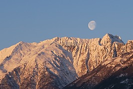 雪,luna,山