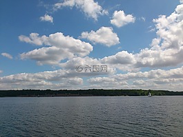 萬湖,天空,柏林