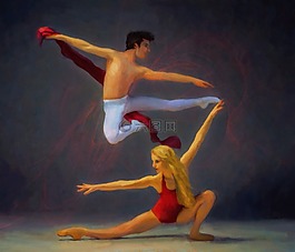 芭蕾舞團,舞蹈,性能